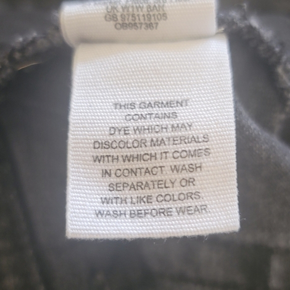 Free People Black Denim High Waist Jeans w/ Raw Hem & Slit Detail, 32, - Picture 7 of 7